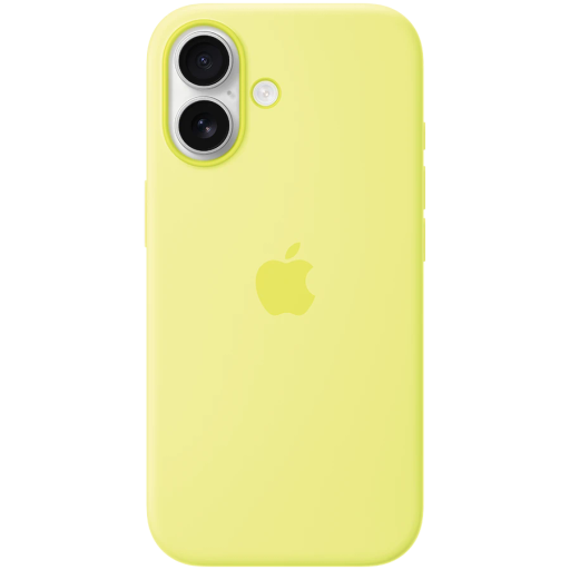 Apple Case Silicone Case with MagSafe Neon Yellow for iPhone 17